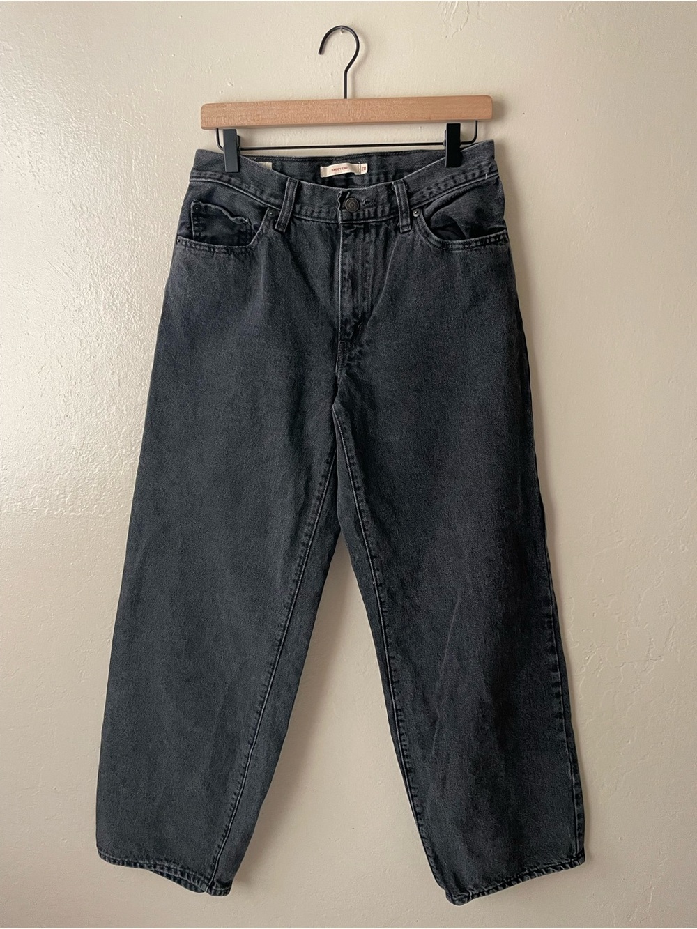 Levi’s premium Baggy Dad high rise Relaxed Fit Black Jeans